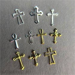 ZooNail Фигурки объёмные Кресты 10шт (1871) 61604871