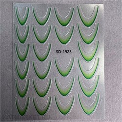 ZooNail Наклейки Френч зелёный (1923) 61601923