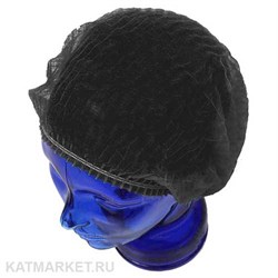 Шапочки 100шт нетканые Шарлотта черные 60401008