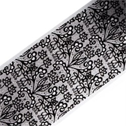 Фольга 50см Черное Кружево 15 61508015