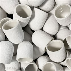 Colorcaps Колпачок для педикюра White 13мм, 240 грит 70220135