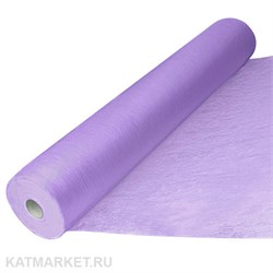 Простыни 70х200 в рулоне 100шт Стандарт фиолетовые 60422005
