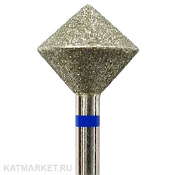 Divinail Алмазная фреза симметричный конус 10мм синий 70952002