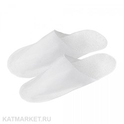 Тапочки с закрытым мысом антикризисные 4мм белые 25 пар 60410303
