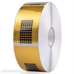 Формы для наращивания узкие 500шт, золото 60810024