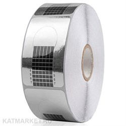 Формы для наращивания узкие 500шт, серебро 60810025