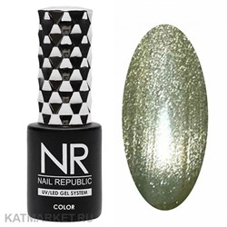 NR 10мл Кошачий Глаз 5D cat 64 Бледно-зеленый 11719064