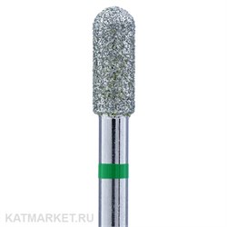 Владмива Фреза алмазная, цилиндр скругленный 3,3 мм, зеленый 806.104.141.534.033 70613333