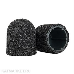 Divinail Колпачок черный на пластиковой основе, 60 грит 13мм 70210311