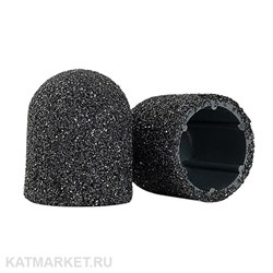 Divinail Колпачок черный на пластиковой основе, 80 грит 13мм 70210312