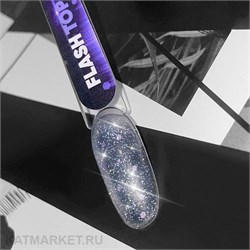 {{photo.Alt || photo.Description || 'PN 8мл Flash Топ глянцевый со светоотражающими блестками без липкого слоя'}}