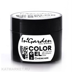 Ingarden 4г Гель-краска без липкого слоя 03 Снежник, белая 10502003