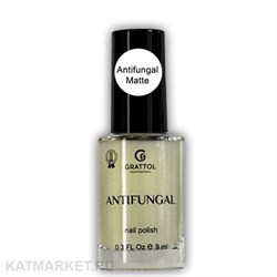 Grattol 9мл Серия Antifungal Лак для ногтей без лампы, матовый 10634002