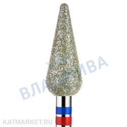 Владмива Фреза алмазная, капля 5 мм, сине-красная 806.104.266.524.050G 70605550