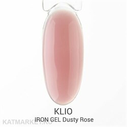 {{photo.Alt || photo.Description || 'Klio 15г Моделирующий однофазный гель Iron Dusty rose припыленный розовый'}}