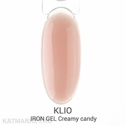 {{photo.Alt || photo.Description || 'Klio 15г Моделирующий однофазный гель Iron Creamy candy бежевый'}}