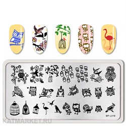 BornPretty Пластина для стемпинга BP-L019 60501419
