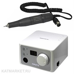 Аппарат для маникюра и педикюра Marathon 3N Silver, наконечник H37LN, Корея 22102422