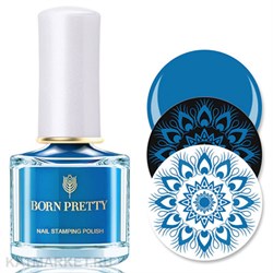 BornPretty 6мл Лак для стемпинга BW02 60505012