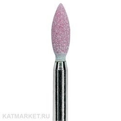 Divinail Корундовая фреза пламя 3мм, розовое 70003303