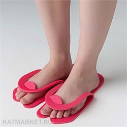 Тапочки Вьетнамки пенопропилен 5мм 20 пар, красные 60410201