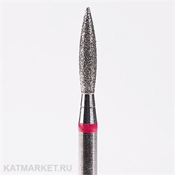 Система Фреза алмазная 856.104.243.100.021 (арт.71002521) Пламя удлиненное красное 2,1мм 71002521
