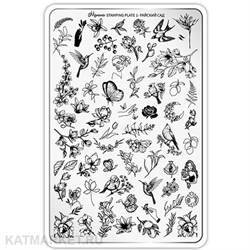 {{photo.Alt || photo.Description || 'Малина Пластина для стемпинга 1 "Райский сад" (+ демолист)'}}