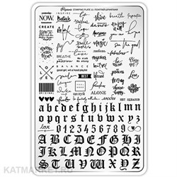 {{photo.Alt || photo.Description || 'Малина Пластина для стемпинга 11 "Поиграй шрифтами" (+ демолист)'}}