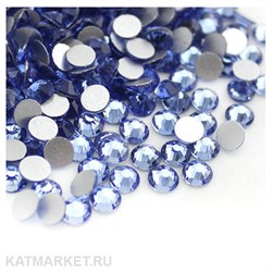 Стразы стекло, Светло-голубые ss3(1.3мм) 200шт 61305271