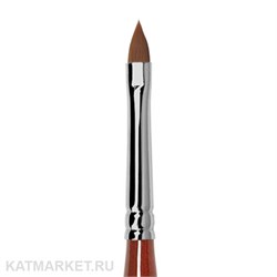 {{photo.Alt || photo.Description || 'Roubloff GN93R Кисть Лепесток для геля из коричневой синтетики #5'}}