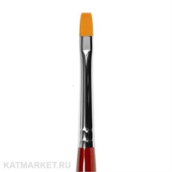 {{photo.Alt || photo.Description || 'Roubloff GC23R Кисть плоская для геля из синтетического волокна #6'}}