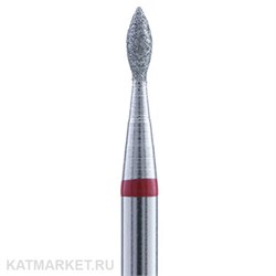 Владмива Фреза алмазная, пламя-пуля 1,6 мм, красная 806.104.257.514.016 70603116