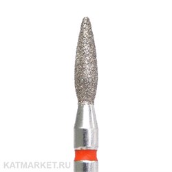 КМИЗ Алмазная фреза 117968 пламя 2,3мм красное стандарт 856.104.243.080.023 70112523