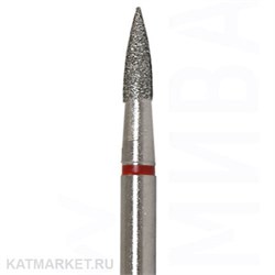 Владмива Фреза алмазная, пламя-игла 2,1 мм, красная 806.104.249.514.021 70602121