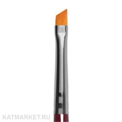 Roubloff Ca07 Кисть наклонная из рыжей синтетики для бровей и подводки ресничного края #7 61107017