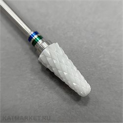 Divinail Керамическая фреза, конус, зелено-синяя 70000044