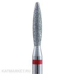 Владмива Фреза алмазная, пламя-свеча 2,1 мм, красная 806.104.244.514.021 70604121
