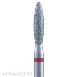 Владмива Фреза алмазная, пламя-свеча 2,5 мм, красная 806.104.244.514.025 70604125