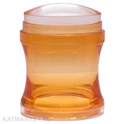 Штамп для стемпинга пластиковый, оранжевый 60503122