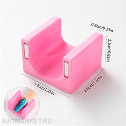 Магнит 5D розовый 60820112