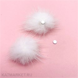 ZooNail Пушок на магните белый (1794) 61601794