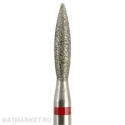 Divinail Алмазная фреза пламя 2,3мм красное 70951231