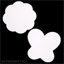 Силиконовая палитра для смешивания красок 2шт, прозрачные 60802042