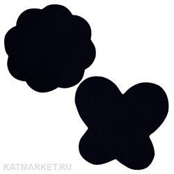 Силиконовая палитра для смешивания красок 2шт, черные 60802045