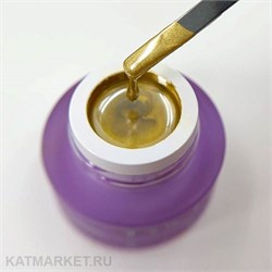 {{photo.Alt || photo.Description || 'PatrisaNail 5г Liquid Steel гель-краска золото с зеркальным эффектом'}}