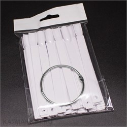 Палитра Веер Квадрат на 50 ноготков, белая 60806005