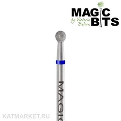 Magic Bits Фреза алмазная шар 3,1мм, средний, НАШС31 71110331