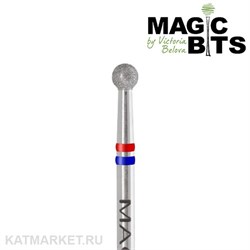 Magic Bits Фреза алмазная шар 3,5мм, средне-мягкий, НАШ СМ35 71110235