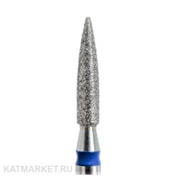 КМИЗ Алмазная фреза 115889 пламя-игла 2,1мм синяя 866.104.250.100.021 70115221