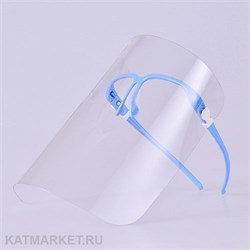 Щит защитный прозрачный 4шт, синяя оправа 60416103